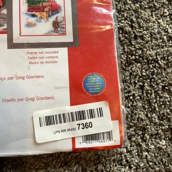 Dimensions Winter Ride Counted Cross Stitch Kit 10"x14" Design Greg Giordano - Picture 3 of 6